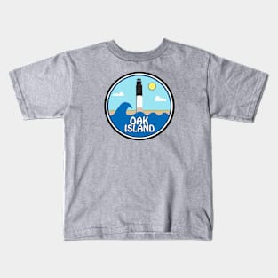 OAK ISLAND LIGHTHOUSE WAVE Kids T-Shirt